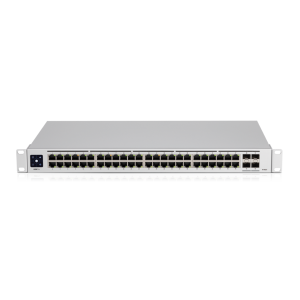 UBIQUITI UniFi 48 port Managed Gigabit Layer2 & Layer3 Switch – 48x Gigabit Ethernet Ports, 4x SFP+ Ports – Touch Display – GEN2