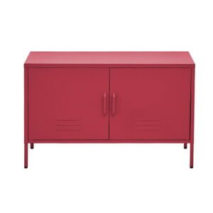 Artiss Buffet Sideboard Metal Cabinet – BASE Pink