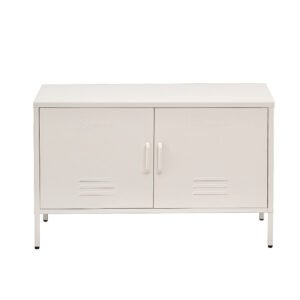 ArtissIn Buffet Sideboard Metal Cabinet – BASE White