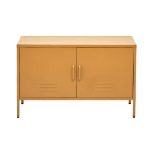 Artiss Buffet Sideboard Metal Cabinet – BASE Yellow