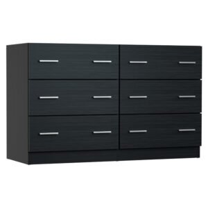 Artiss 6 Chest of Drawers – VEDA Black