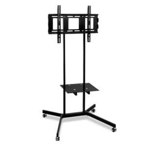 Artiss Mobile TV Stand for 32″-65″ TVs Mount Bracket Portable Shelf Trolley Cart