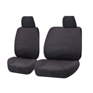 Seat Covers for ISUZU D-MAX 06/2012 – 2016 SINGLE CAB CHASSIS UTILITY FRONT BUCKET + _ BENCH CHARCOAL CHALLENGER