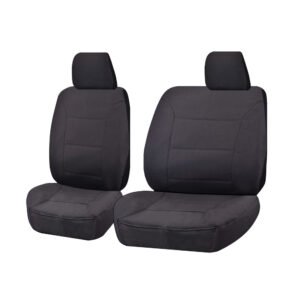 Seat Covers for FORD RANGER PX SERIES 10/2011 – 2016 SINGLE CAB CHASSIS FRONT BUCKET + _ BENCH CHARCOAL CHALLENGER