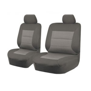 Seat Covers for ISUZU D-MAX 06/2012 – 2016 SINGLE CAB CHASSIS UTILITY FRONT BUCKET + _ BENCH GREY PREMIUM