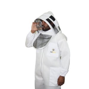 Beekeeping Bee Suit 2 Layer Mesh Hood Style Light Weight & Ultra Cool- S