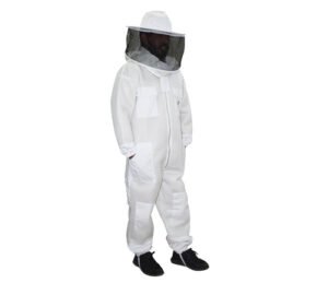 Beekeeping Bee Suit 2 Layer Mesh Round Head Style Ultra Cool & Light Weight – M