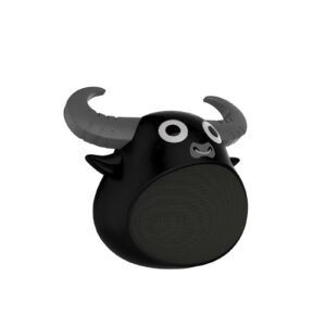 Fitsmart Bluetooth Animal Face Speaker Portable Wireless Stereo Sound – Black