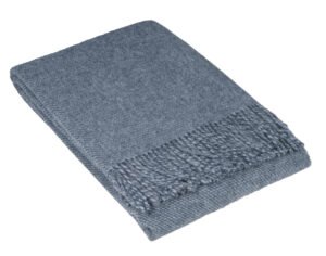 Cambridge Throw – 100% NZ Wool –  Navy