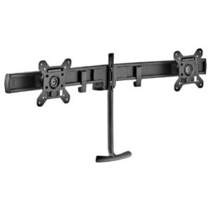 Atdec Dual Rail Crossbar – Blk – Load: 2-7kg per monitor