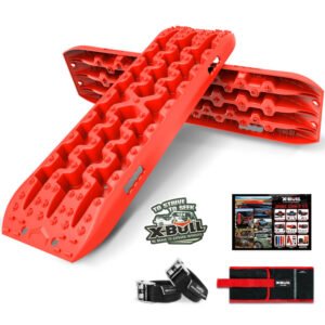 X-BULL Recovery tracks Sand tracks 2pcs 10T Sand / Snow / Mud 4WD Gen 3.0 – Red