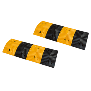 Pair of 1m Long 60T Load Rubber Speed Bump Hump Modular Speed Humps Road Hump