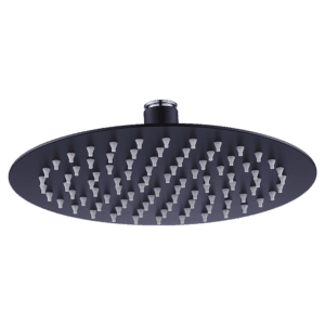 200mm Shower Head Round 304SS Electroplated Matte Black Finish