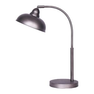 Sarantino Table Lamp Industrial Chic Adjustable Angle – Dark Grey