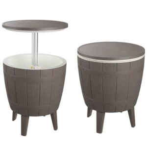 Taupe Cooler Table