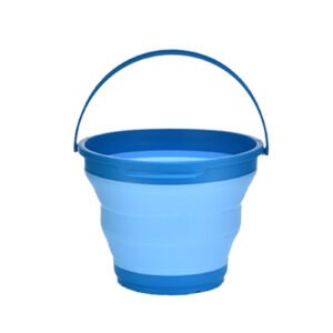 7 Litre Foldable Collapsible Silicone Bucket for Home/Hiking/Camping/Fishing – Blue