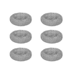 6 Pack Household Cleaning Stainless Steel Jumbo Scourers