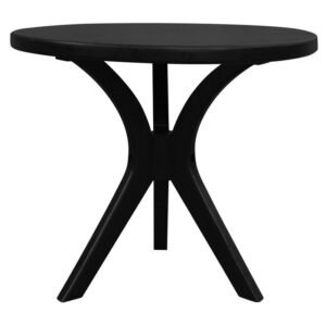 Gatsby Round Side Table – Large (Black)