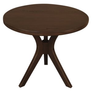 Gatsby Round Side Table – Large (Walnut)