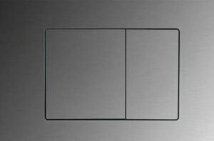 R&T Standard Cisterns Push Plates – Square Gun Metal